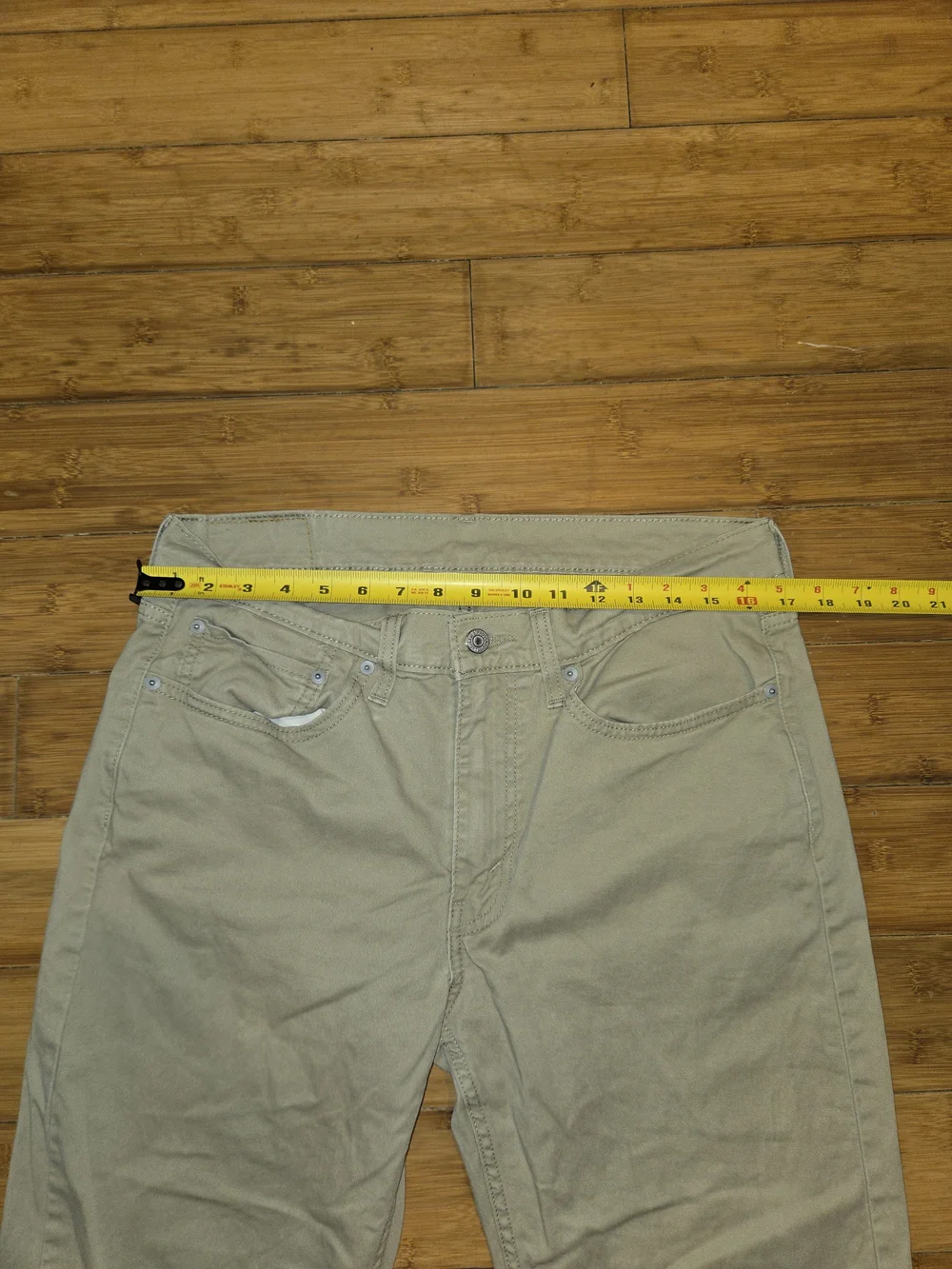 Levi’s 514 Straight Fit Jeans Men’s 34x34 Khaki Beige Tan Pants
